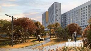 1-к квартира, строящийся дом, 40м2, 2/22 этаж