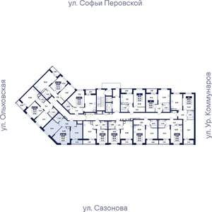 2-к квартира, вторичка, 56м2, 15/17 этаж