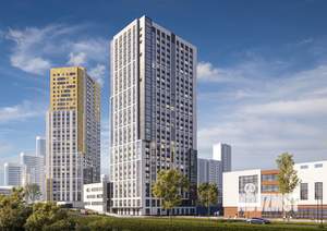 Студия квартира, вторичка, 41м2, 28/29 этаж