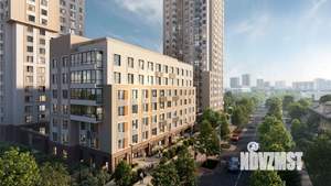 2-к квартира, строящийся дом, 59м2, 28/30 этаж