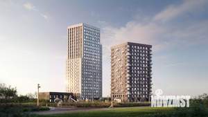 1-к квартира, строящийся дом, 27м2, 19/25 этаж