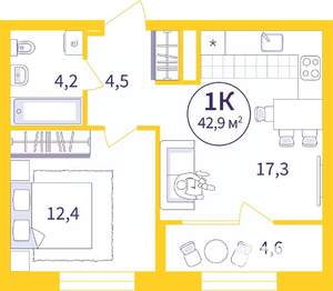 Фото квартиры на продажу (1)