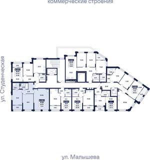 2-к квартира, вторичка, 70м2, 3/31 этаж