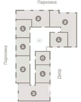 2-к квартира, вторичка, 64м2, 8/9 этаж