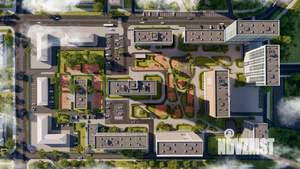 3-к квартира, строящийся дом, 45м2, 25/27 этаж