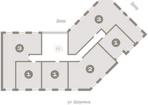 3-к квартира, вторичка, 116м2, 6/24 этаж