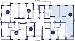 3-к квартира, сданный дом, 78м2, 1/21 этаж