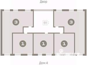 1-к квартира, вторичка, 46м2, 5/8 этаж