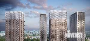 1-к квартира, строящийся дом, 38м2, 5/31 этаж