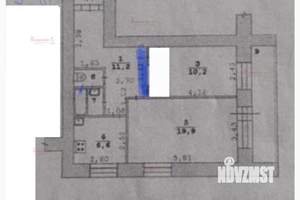 2-к квартира, вторичка, 52м2, 7/12 этаж