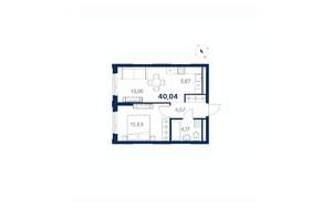 1-к квартира, вторичка, 40м2, 6/28 этаж