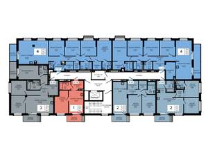 4-к квартира, строящийся дом, 115м2, 7/7 этаж