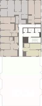 1-к квартира, строящийся дом, 54м2, 20/23 этаж