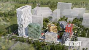 1-к квартира, строящийся дом, 41м2, 9/12 этаж