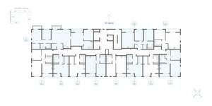 2-к квартира, вторичка, 52м2, 22/22 этаж