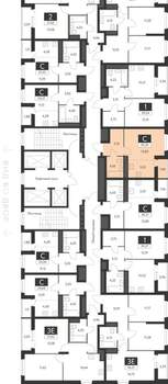 Студия квартира, строящийся дом, 29м2, 15/31 этаж