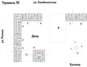 1-к квартира, строящийся дом, 30м2, 10/21 этаж