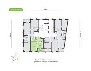 1-к квартира, вторичка, 35м2, 4/17 этаж