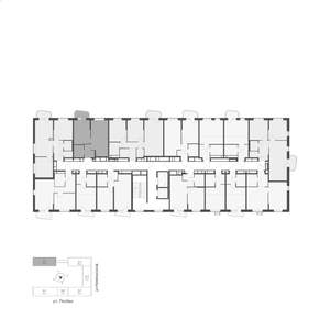 1-к квартира, вторичка, 38м2, 13/15 этаж