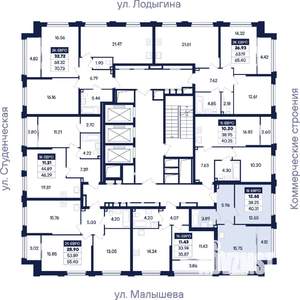 1-к квартира, вторичка, 40м2, 9/33 этаж