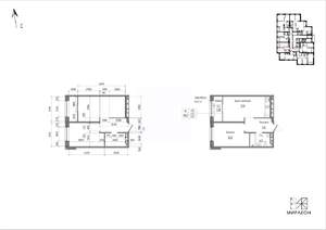 1-к квартира, вторичка, 44м2, 9/26 этаж
