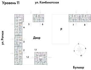 Студия квартира, строящийся дом, 26м2, 11/21 этаж