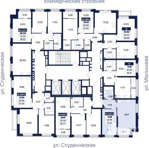 1-к квартира, вторичка, 41м2, 16/31 этаж