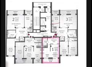 1-к квартира, вторичка, 36м2, 13/18 этаж