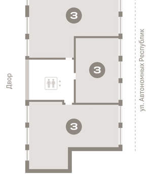 3-к квартира, вторичка, 191м2, 7/17 этаж