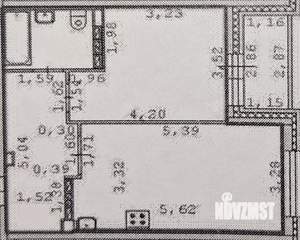 1-к квартира, вторичка, 44м2, 2/19 этаж