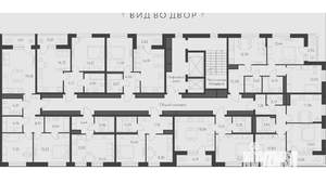 2-к квартира, вторичка, 57м2, 3/25 этаж