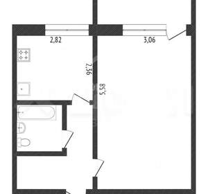 1-к квартира, вторичка, 33м2, 4/9 этаж