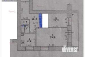 2-к квартира, вторичка, 52м2, 7/12 этаж