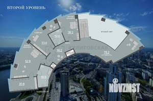 4-к квартира, вторичка, 456м2, 49/53 этаж