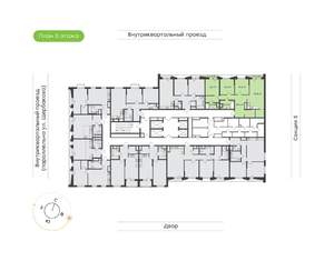 3-к квартира, вторичка, 90м2, 3/24 этаж