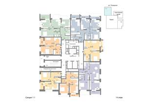 2-к квартира, вторичка, 76м2, 14/25 этаж