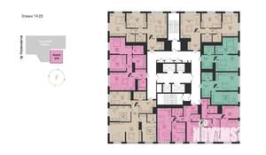 2-к квартира, вторичка, 75м2, 20/30 этаж
