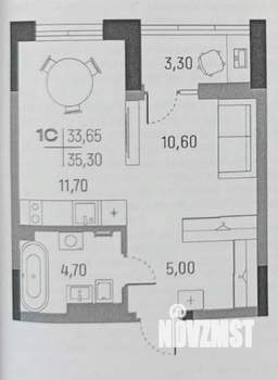 Студия квартира, вторичка, 32м2, 2/17 этаж
