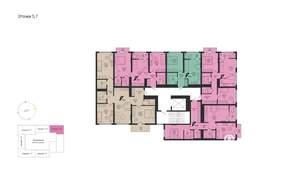 2-к квартира, вторичка, 59м2, 5/31 этаж