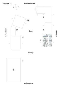 Студия квартира, строящийся дом, 27м2, 23/24 этаж
