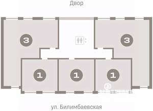 1-к квартира, вторичка, 43м2, 4/7 этаж