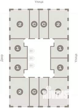 2-к квартира, вторичка, 65м2, 11/25 этаж