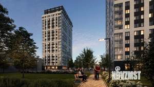 1-к квартира, строящийся дом, 64м2, 19/20 этаж