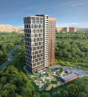 1-к квартира, сданный дом, 39м2, 16/25 этаж