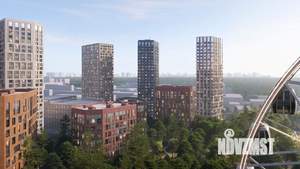 2-к квартира, строящийся дом, 67м2, 28/30 этаж