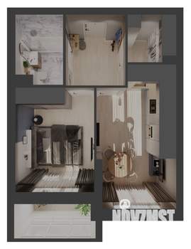 1-к квартира, вторичка, 40м2, 13/24 этаж