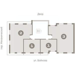 2-к квартира, вторичка, 95м2, 7/7 этаж