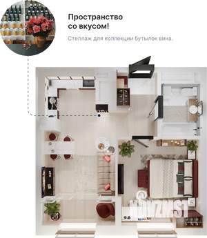 1-к квартира, вторичка, 45м2, 11/29 этаж