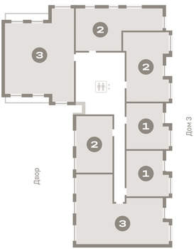 3-к квартира, вторичка, 117м2, 8/9 этаж