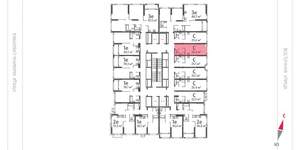 Студия квартира, вторичка, 25м2, 12/32 этаж